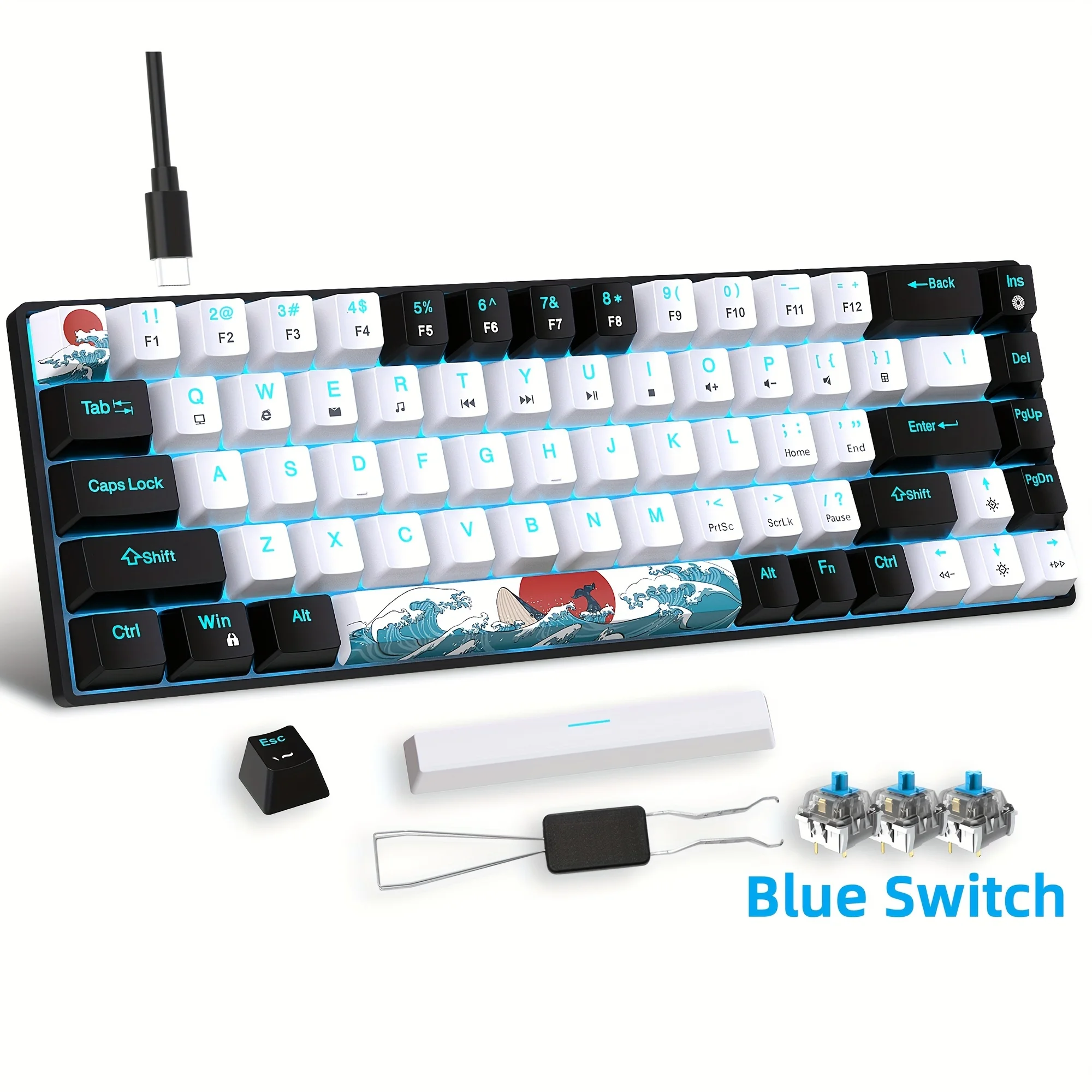 Compact 68 Key Keyboard